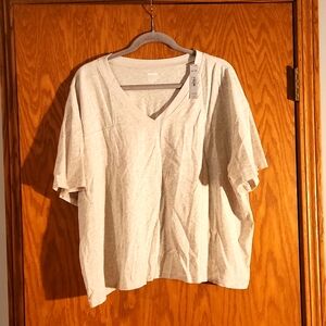 New with tags oatmeal colored oversized crop top from Pink size xxl